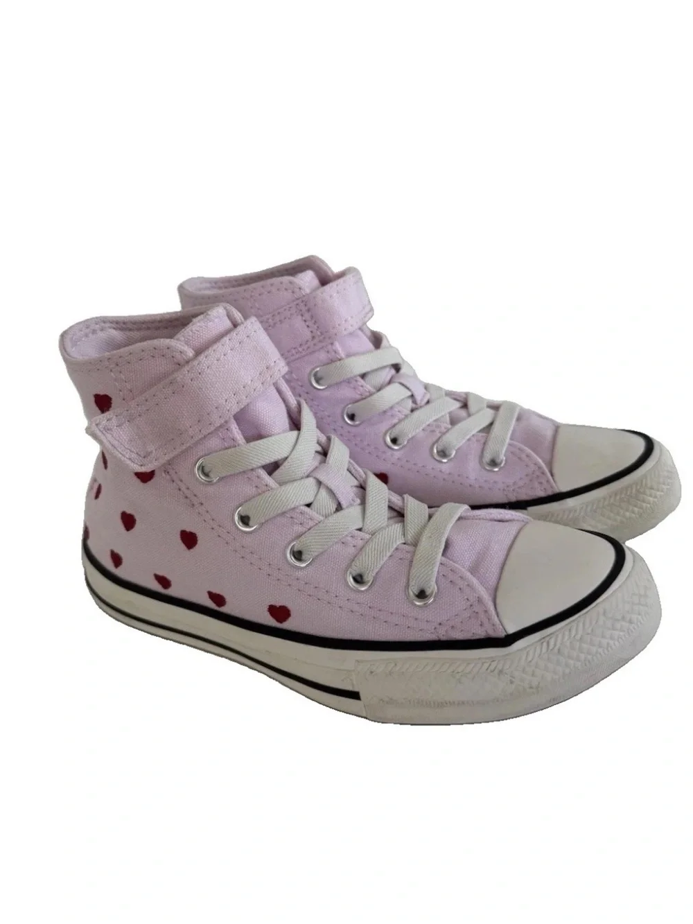 Converse Chuck Taylor All Star Hearts & Roses Easy On 13.5 Pink